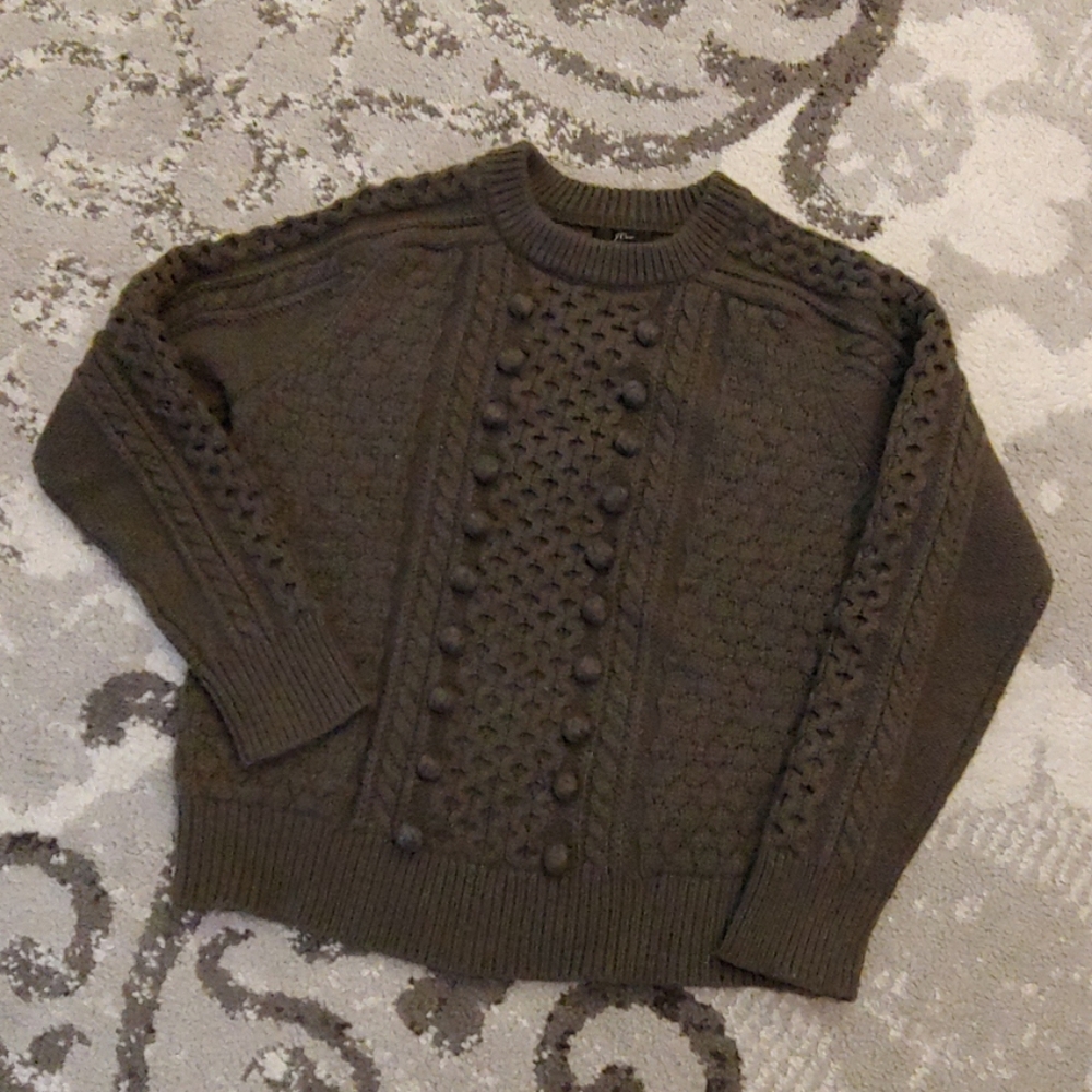 JCrew loden green sweater, medium